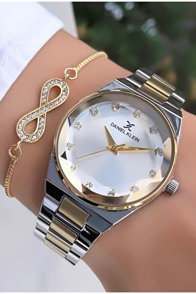 Daniel Klein Orijinal 2 Yıl Garantili 3atm Su Geçirmez Altın Gold Kadın Kol Saati Bileklik Hediyeli