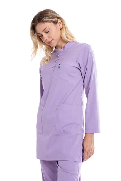 Uçak Medikal Hijab Liliac Karya - Set Single Top