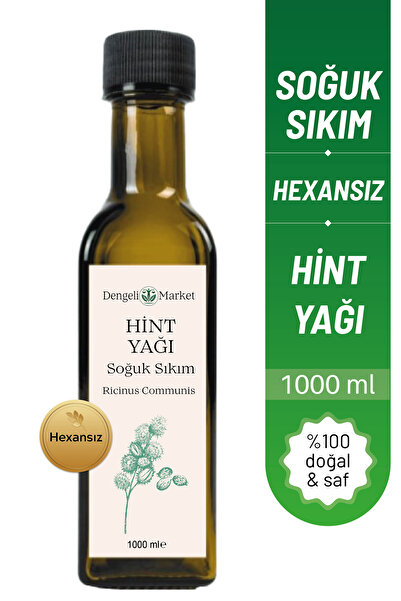 Dengeli Market Hint Yağı / 1000 Ml. (HEXANSIZ) * Soğuk Sıkım * % 100 Saf * Sa...