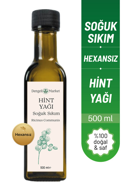Dengeli Market Hint Yağı / 500 Ml. (HEXANSIZ) * Soğuk Sıkım * % 100 Saf