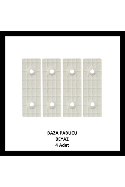Adilon ADİLON BAZA PABUCU BEYAZ 4'LÜ