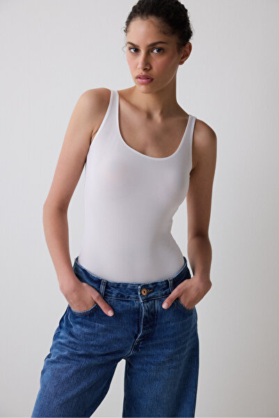 Penti Clean Mesh Beyaz Body