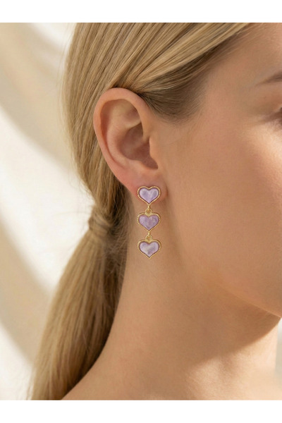 Candy Sallantılı Kalp Küpe