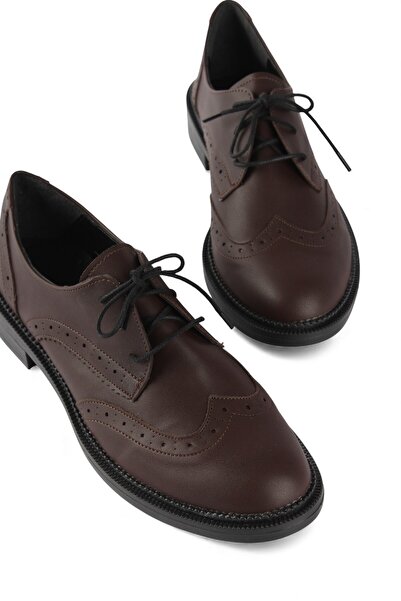 öz se shoes Pantofi Oxford clasici pentru femei VULKAN – Detaliu elegant de tip brogue – Talpă confortabilă