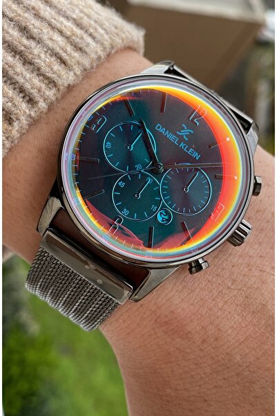 Daniel Klein Brand Black Color Men's Wristwatch - Bracelet Gift