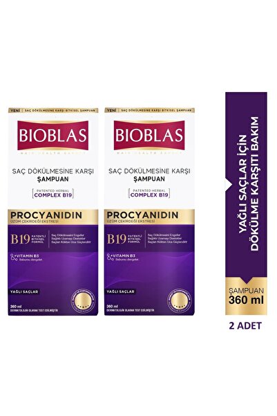 Bioblas Yağlı Saçlar Için Şampuan 360 Ml+360 Ml