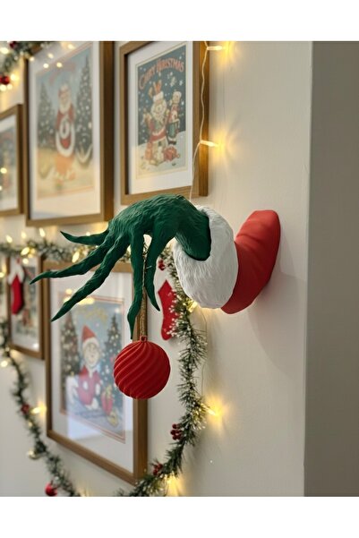 Gift Studio Grinch El Dekor Yılbaşı - Grinch Hand-Grinch temalı yılbaşı süsü