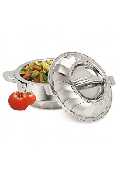 dealshopromania Caserolă termică din oțel inoxidabil de 4,3 L, care menține mâncarea caldă sau rece