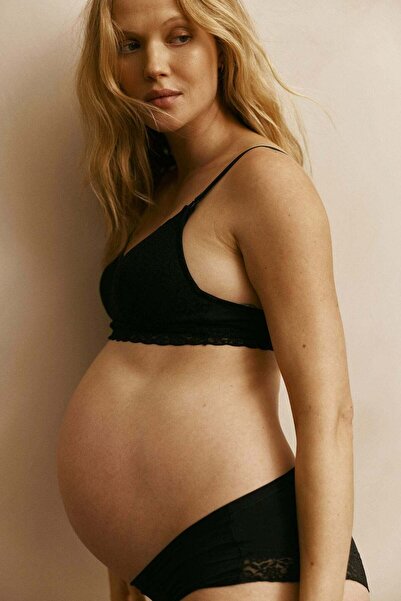 H&M حمالات صدر للرضاعة من MAMA - قطعتان - مبطنتان من الدانتيل