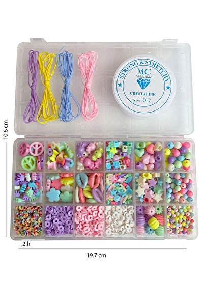 By MO Accessories Soft Renklerde Fimo Çocuklar Için Takı Yapma Seti - Hobi Bi...