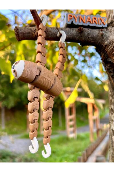 pynarix Tembel Hayvan Figür Oyuncak - Yavaşlığın Kalbindeki Bilgelik🦥🌿🌙 3D...