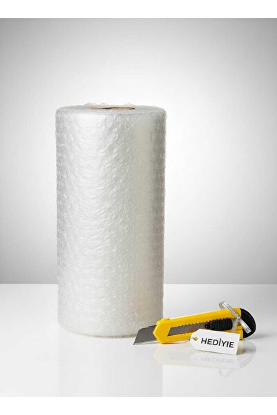 ŞAKİR HIRDAVAT 50cm x 10 metre MAKET BIÇAĞI HEDİYE Kalın Balonlu Naylon Patpa...