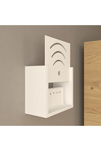 ROZBO 15x25x30 Modern Wi-Fi Modem Saklama Kutusu %100 MDF