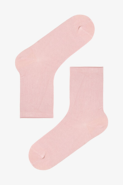 Penti Açık Pembe High Comfort Soket Çorap