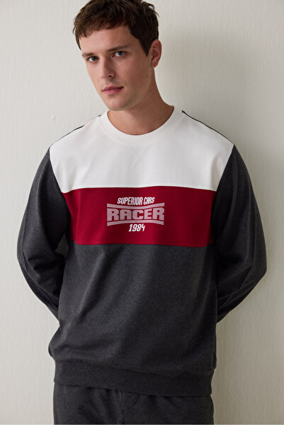 Penti Melanj Racer Men's Oversize Cotton Pajama Set