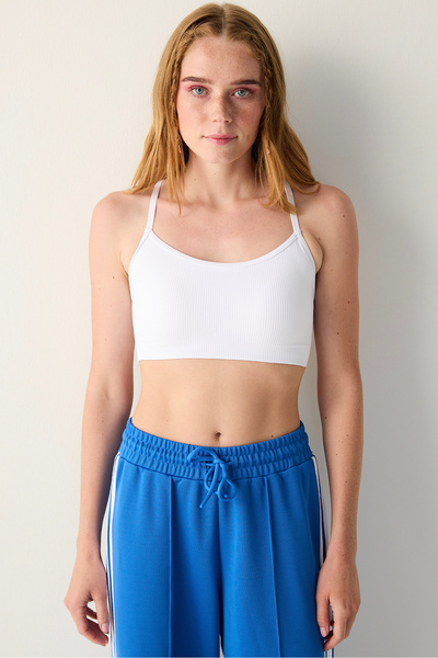 Penti Ribbed Micro Bonding White Top - Sanrio Collection