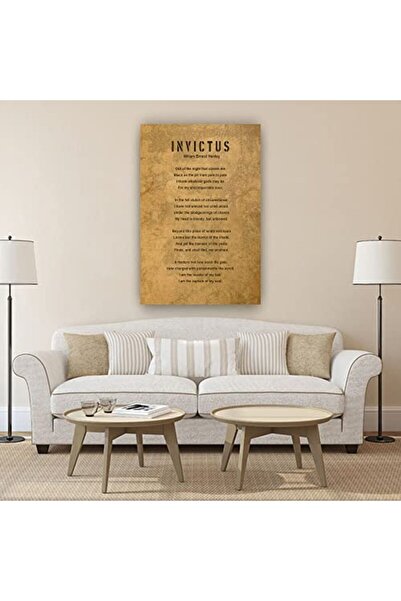 ALAYRA International ملصق قصيدة "إنفيكتوس" لألايرا، اقتباسات ملهمة، لوحة قماش...