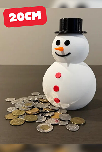 Genç 3D Χιονάνθρωπος Κουμπαράς |   Κουμπαράς για συλλογή χρημάτων με θέμα τα ...