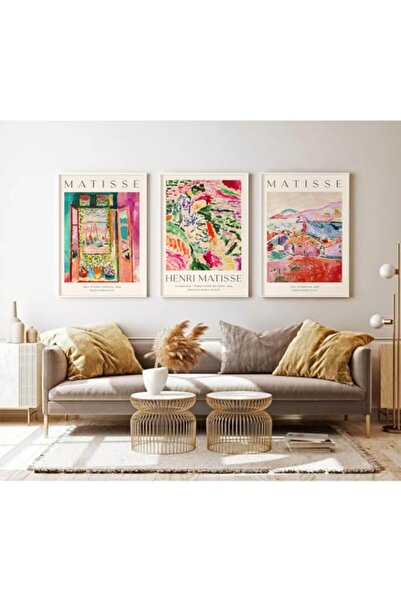 ALAYRA International مجموعة مطبوعات هنري ماتيس من ألايرا، ثلاث مطبوعات، ملصق ...