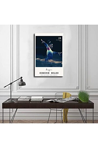 ALAYRA International ملصق ألايرا سيمون بايلز "الثقة" - اقتباسات تحفيزية - لوح...