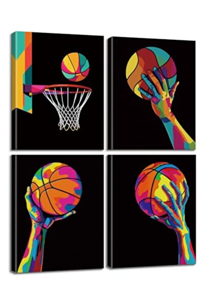 ALAYRA International مطبوعات كرة السلة الملهمة من ALAYRA، ملصقات قماشية رياضي...