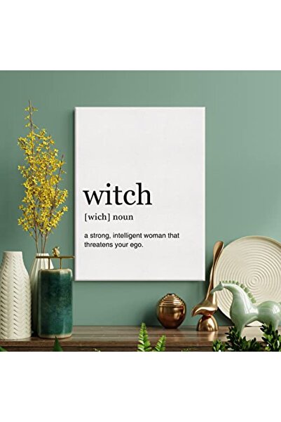 ALAYRA International لوحة قماشية مطبوعة عليها تعريف ساحر مضحك من ألايرا، بتصم...