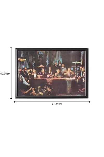 ALAYRA International ALAYRA Framed Gangster Last Supper by Ylli Haruni 36x24 ...