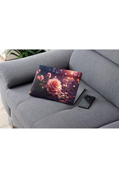 ALAYRA International ملصق رقمي بتصميم زهرة الوردة الوردية من ALAYRA، مناسب لأ...