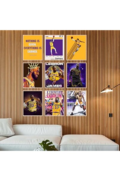 ALAYRA International مجموعة ملصقات ألايرا ليبرون جا - ملصقات ليبرون للجدران، ...