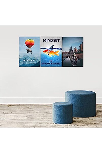 ALAYRA International ألايرا: العقلية هي كل شيء - ملصقات تحفيزية - ملهمة لرواد...