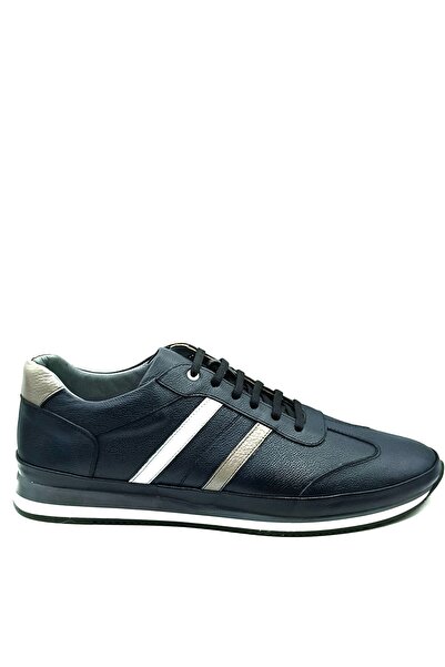Yeşildaş Men's 100% Genuine Leather Large Size Sports Shoes