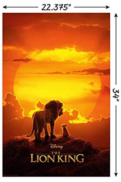 ALAYRA International ملصق ALAYRA من فيلم ديزني الأسد الملك - موفاسا وسيمبا، م...