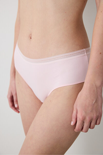 Penti Easy Pamuklu Trim Hipster Pembe Külot