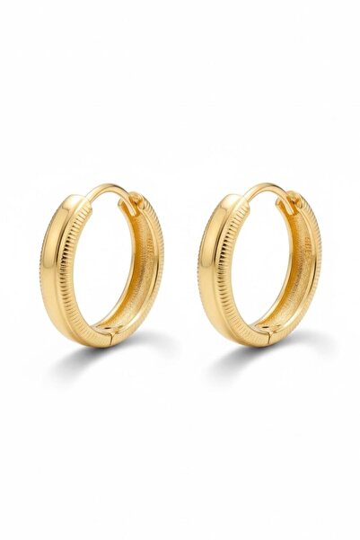 Çgk Çiğdem Gürel Kuyumculuk 8 Ayar Altın Ajda Halka Kadın Küpe – Günlük Kulla...