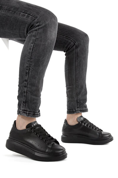 Catelyn Дамски черни спортни обувки с връзки Black Queen