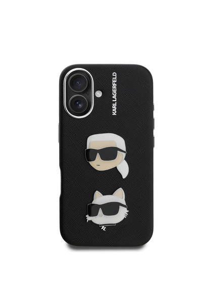 Karl Lagerfeld غطاء حماية أصلي مرخص لهاتف آيفون 16 من كيه آند سي