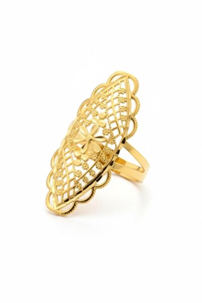 Çgk Çiğdem Gürel Kuyumculuk 8 Ayar Altın Hint Model Yaldızlı Büyük İşlemeli Y...