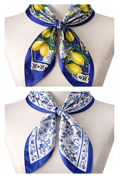 Rupen Kraft Σετ 2 Σατέν Μπαντάνα Σατέν Κασκόλ Σατέν Τσάντα Αξεσουάρ Ειδικό Σχ...