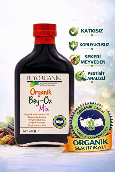 BEYORGANİK Organik Bey Öz Mix 260gr (PESTİSİT VE AĞIR METAL ANALİZLİ)