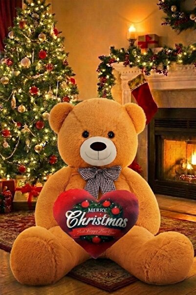 Sole 90 cm Papyonlu Peluş Ayıcık - % 100 YERLİ