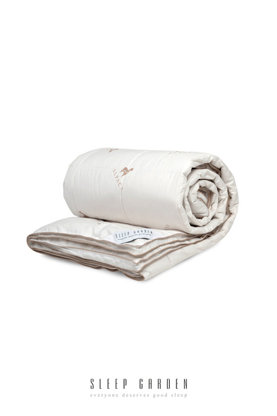 Sleep Garden Alpaka Yorgan Çift Kişilik Jüt Keten Çantalı (195x215)