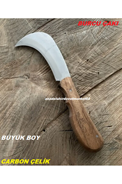 BRC KARBON ÇELİK AŞI BIÇAĞI CEP ÇAKISI TIRNAK KESME BIÇAĞI 26CM