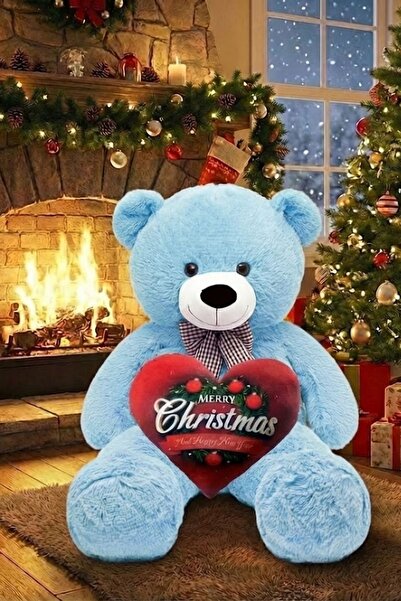 Solemia 90 Cm Papyonlu Peluş Ayıcık - % 100 Yerli