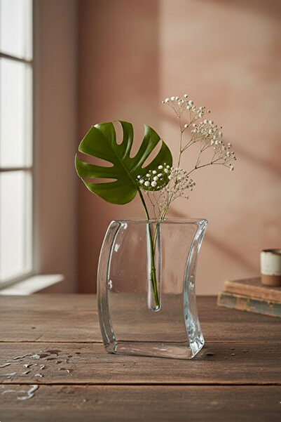 Paşabahçe El İmalatı Ağır Tek Çiçek Vazo 1 Adet 25308