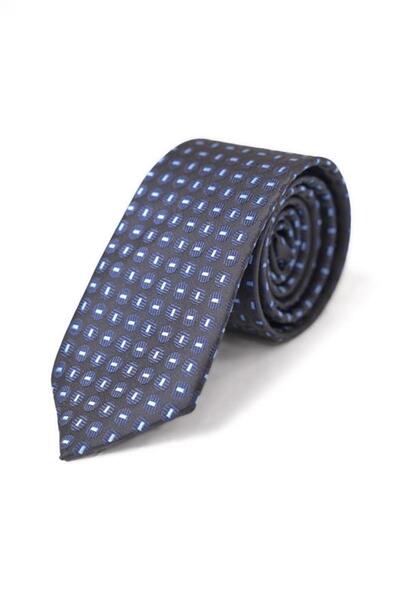 SÜVARİ Siyah Baskılı Kravat