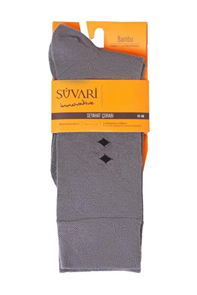 SÜVARİ Antrasit Bambu Çorap