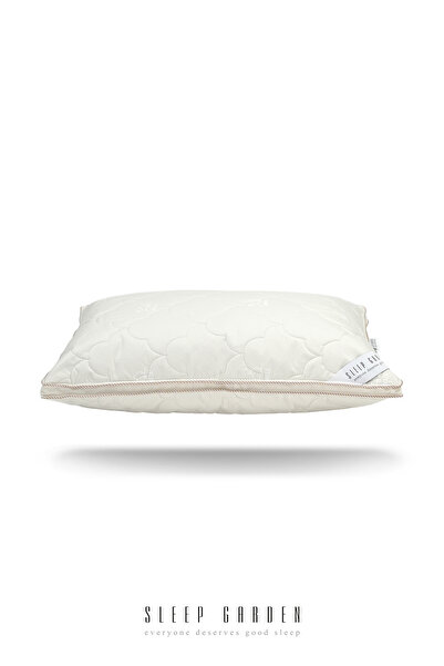 Sleep Garden Deve Tüyü Yastık 50x70 Jüt Keten Çantalı