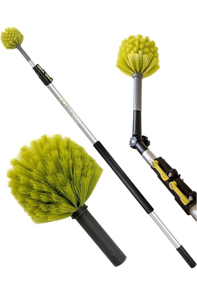 OEM Kit de curățare DOCA, tijă telescopică și 4 accesorii, microfibră/alumini...