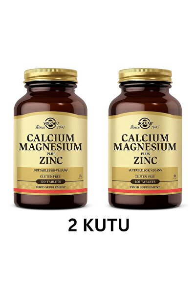 Solgar Calcium Magnesium Plus Zinc (Kalsiyum Magnezyum ve Çinko) 100 Tablet