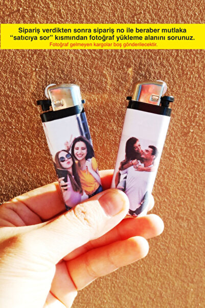 SARANG Kişiye Özel Kaplamalı Baskılı Fotoğraflı Klasik Çakmak